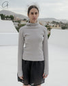 BASERANGE 24 Autumn/Winter Hanifa Hoodie Portugal BAS-TOHH-RC-WI24-HH Mixed Grey